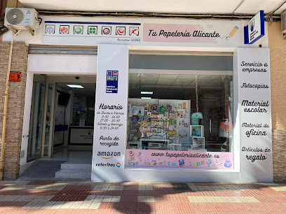 Tu Papeleria Alicante. Administracion loteria San Vicente. Amazon, Seur, Inpost, Celeritas - Opiniones