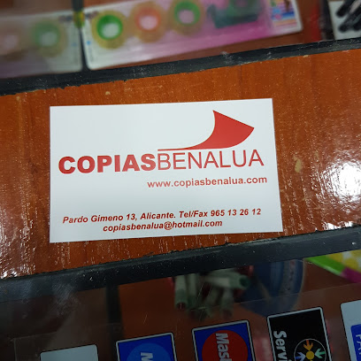 Copias Benalua - Opiniones