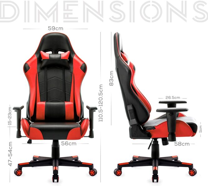 silla gaming de oficina barata- racing