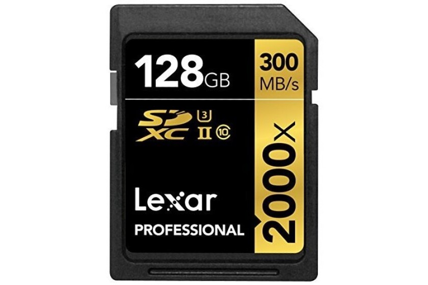 mejor tarjeta Lexar 128GB Professional 2000x SDXC UHS-II