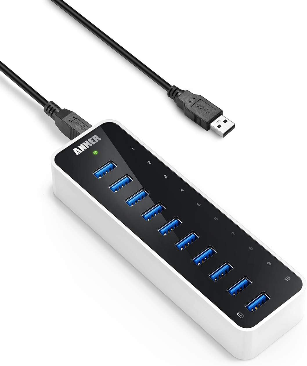 Hub USB 3.0 de 10 puertos de alta velocidad de Anker