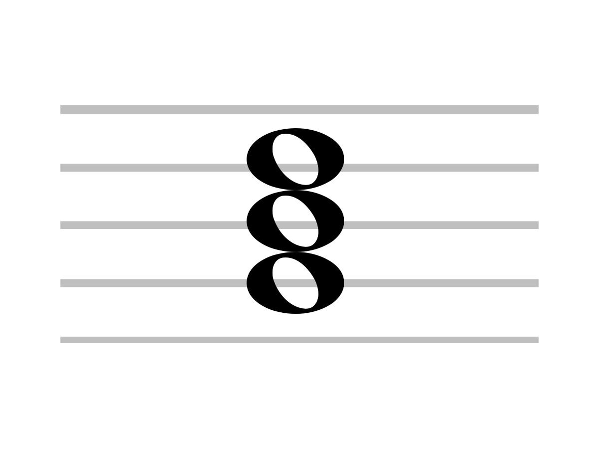 Acercamiento al símbolo musical de los acordes