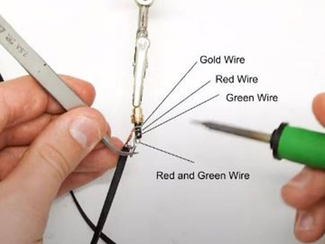 Guía de soldadura de cables (De: Youtube/Joe's Gaming & Electronics)
