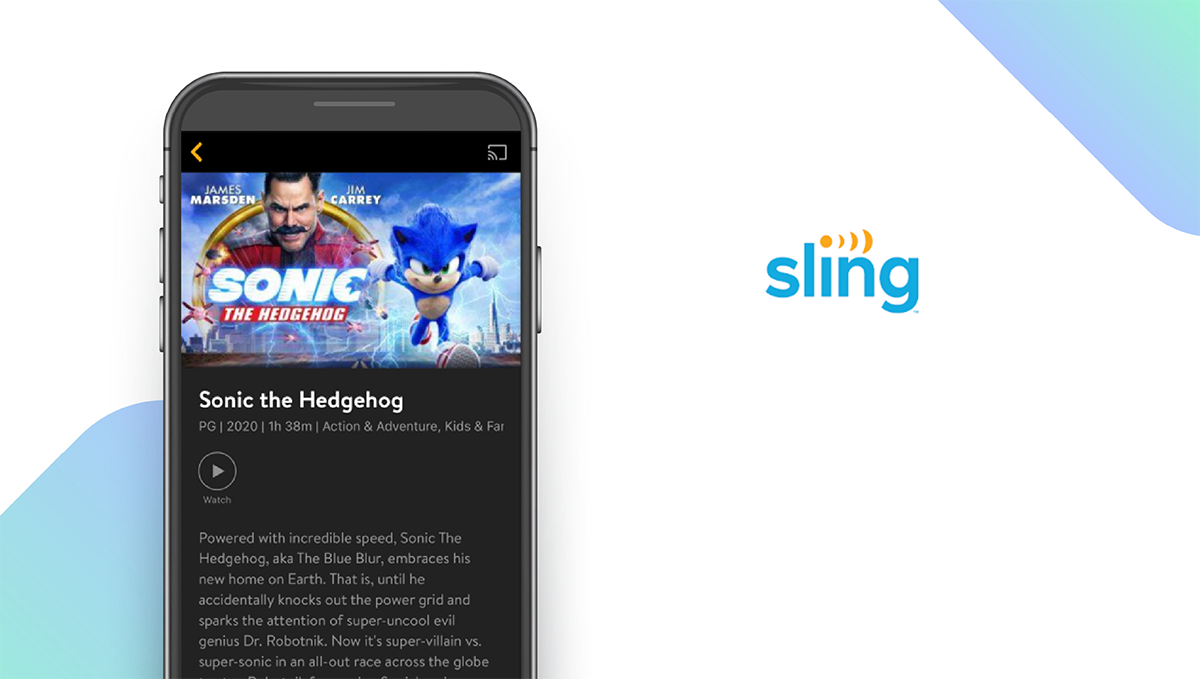 Función de la aplicación Sling TV