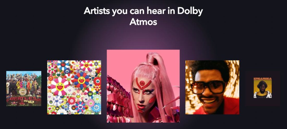 Artistas disponibles en Dolby Atmos (De:Dolby).