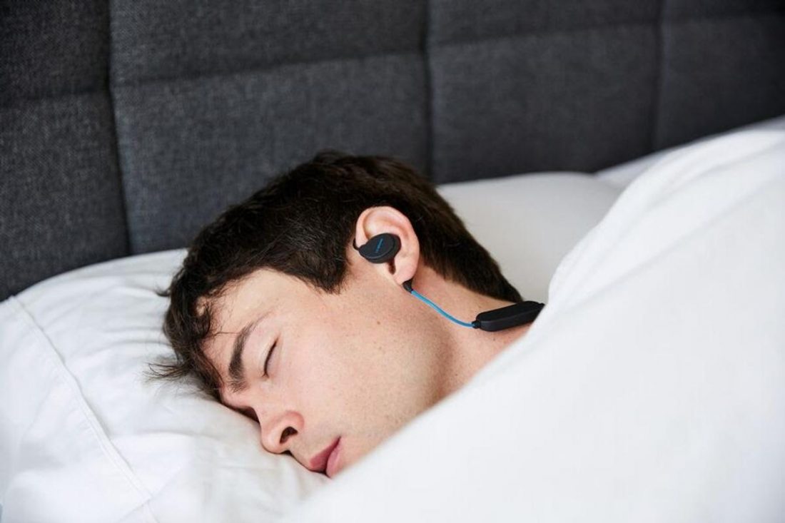 Los Bedphones de Moonbow son auriculares de bajo perfil diseñados para dormir (De Facebook.com)