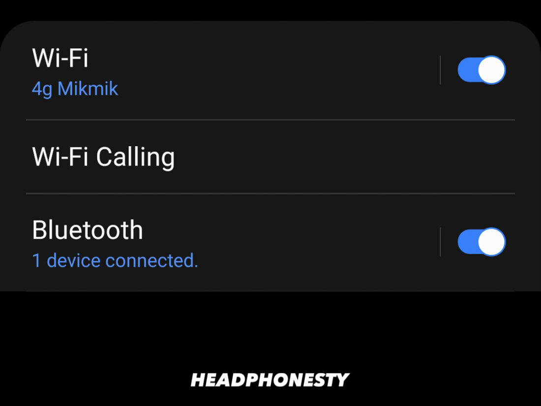 Ir a los ajustes de Bluetooth de Android