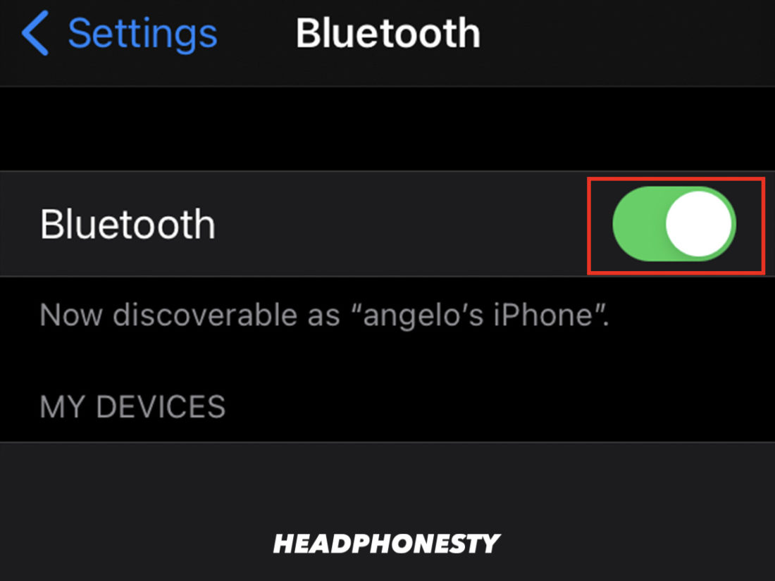 Encender el Bluetooth