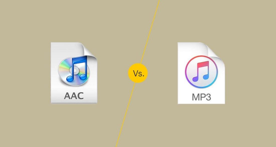 AAC vs MP3 (De: lifewire.com)