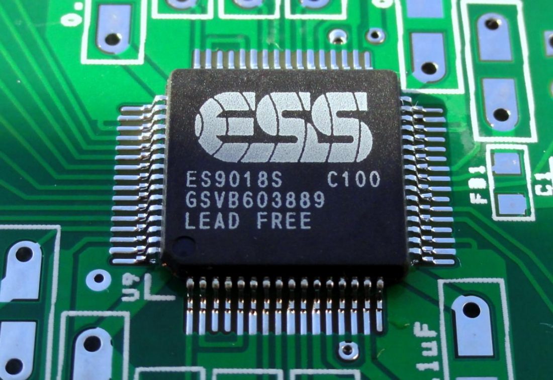 El chip DAC ESS Sabre 9018. (De: androidauthority.com)