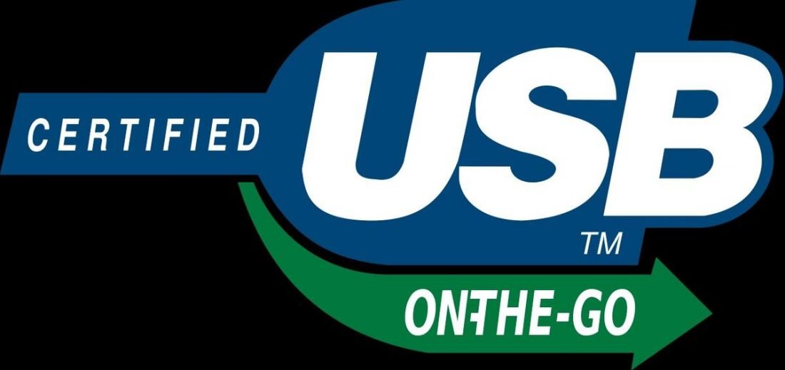 Logotipo de USB OTG. (De: wikipedia.org)