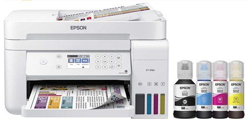 Mejor impresora con depósito de tinta - Epson EcoTank ET-3760 Wireless Color All-in-One