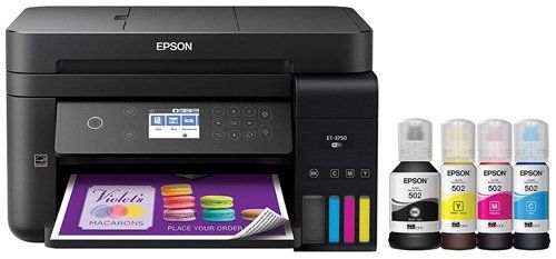 Mejor impresora con depósito de tinta - Epson WorkForce ET-3750 EcoTank