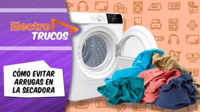 Cómo eliminar las arrugas de la ropa usando la secadora correctamente